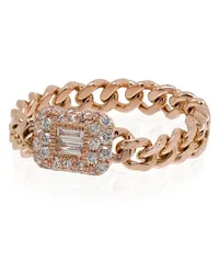 SHAY 18kt Rotgoldring mit Diamanten Gold