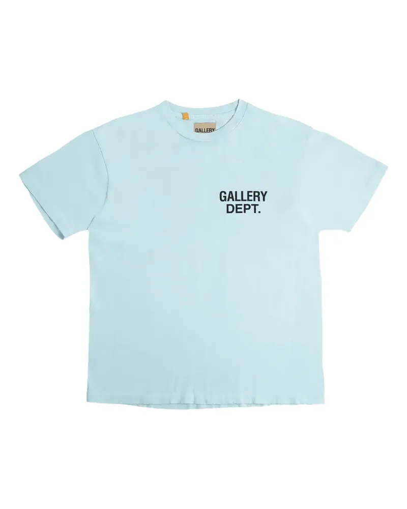 GALLERY DEPT. T-Shirt mit Logo-Print - Blau Blau