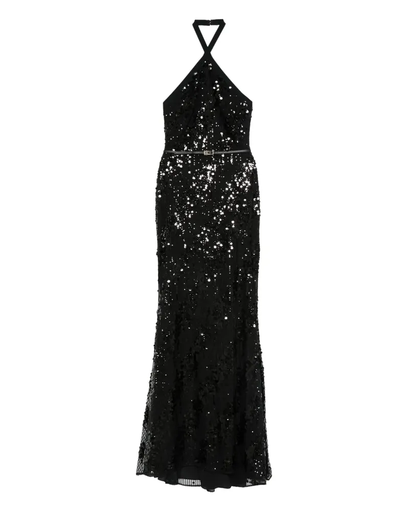 Elie Saab Kleid mit Neckholder - Schwarz Schwarz