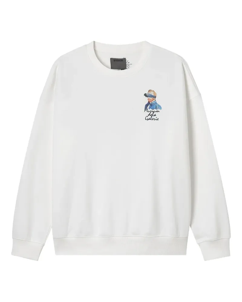 Musium Div. drop-shoulder sweatshirt - Weiß Weiß