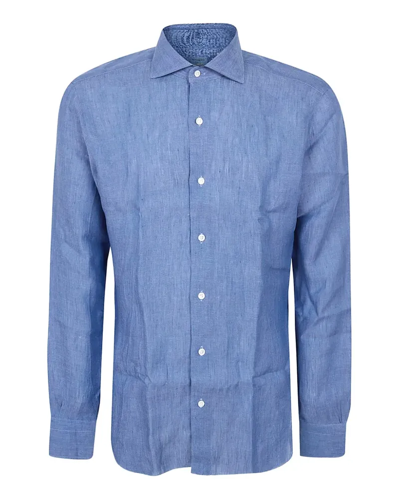 BARBA long-sleeve shirt - Blau Blau