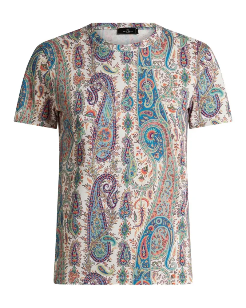 Etro paisley-motif T-shirt - Weiß Weiß