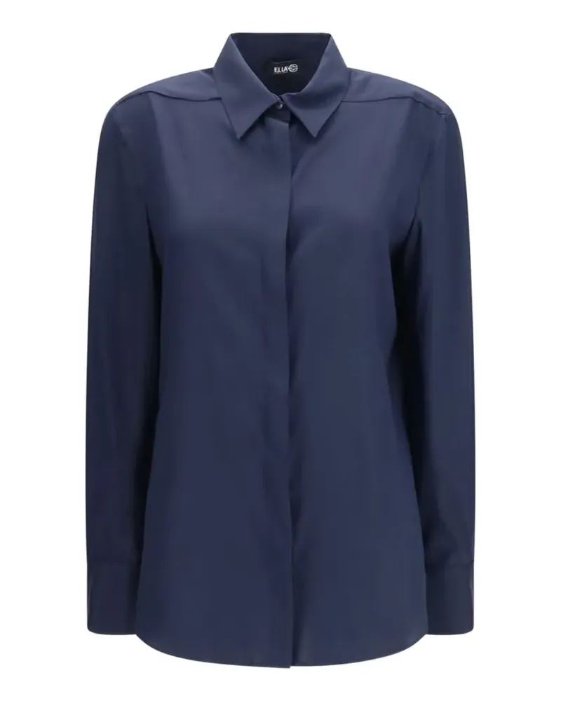 Ella Hemd mit verdeckter Vorderseite - Blau Blau