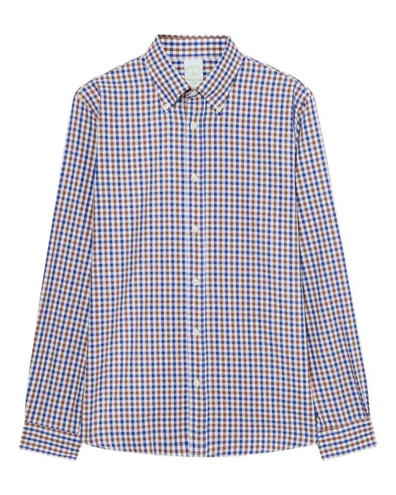 Brooks Brothers Kariertes Button-down-Hemd - Blau Blau