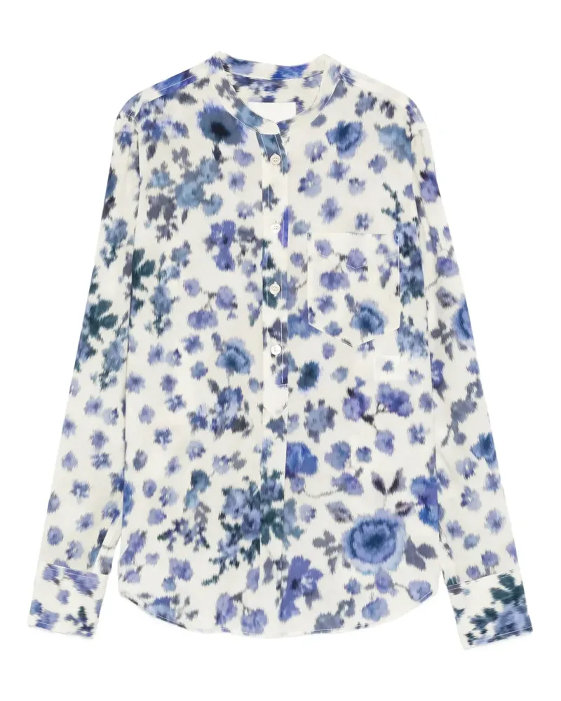 Isabel Marant Rusak floral shirt - Weiß Weiß