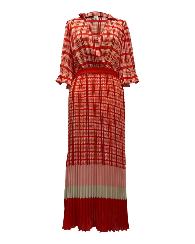 Iris & Ink Aeonium pleated dress - Rot Rot