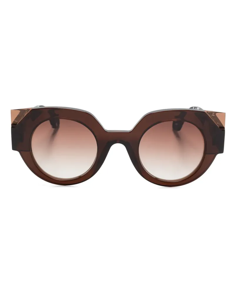 Face à Face Screen 1 Sonnenbrille - Schwarz Schwarz