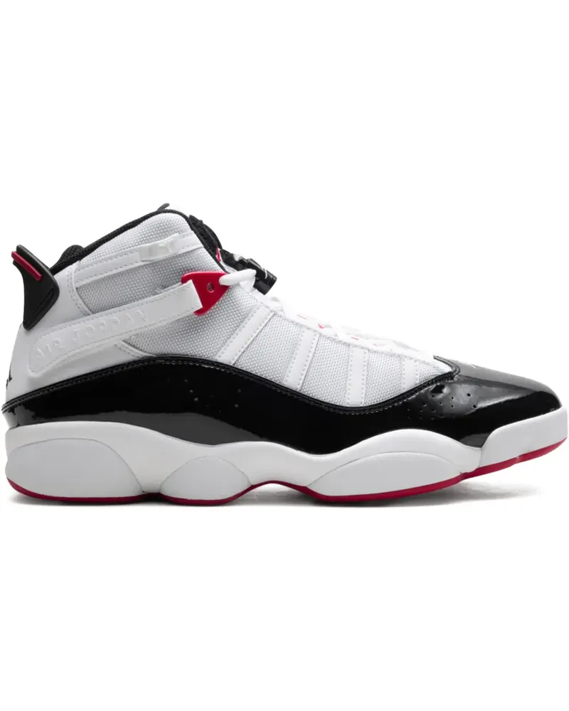 Jordan 6 Rings "Chicago Bulls - White/Varsity Red/Black" Sneakers - Weiß Weiß
