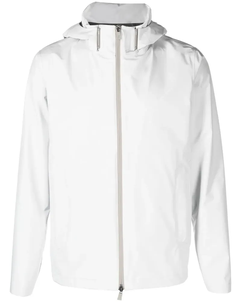 Herno Kapuzenjacke mit Reißverschluss - Grau Grau