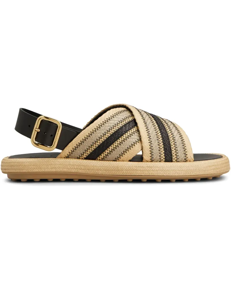TOD'S Zweifarbige Sandalen - Nude Nude