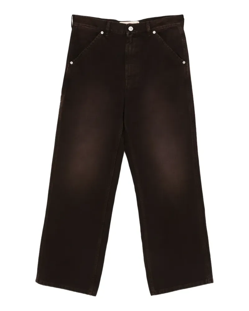 Marni front-pocket trousers - Braun Braun