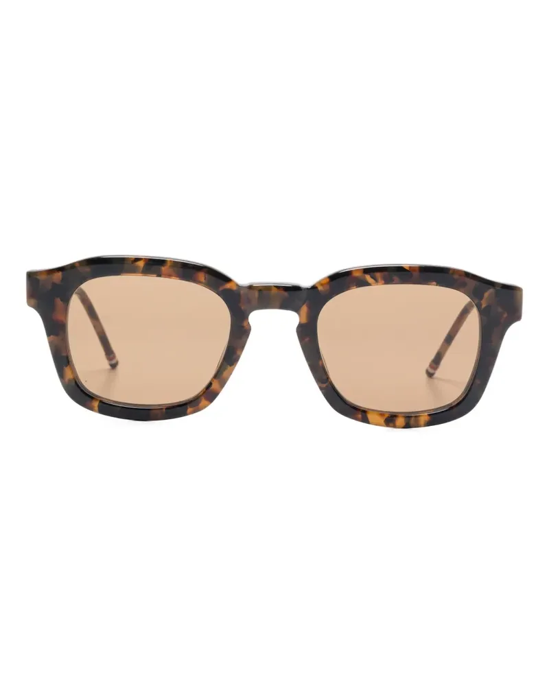 Thom Browne Sonnenbrille in Schildpattoptik - Braun Braun
