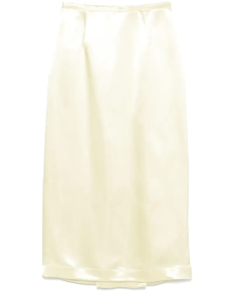 Philosophy Di Lorenzo Serafini Midirock aus Satin - Gelb Gelb