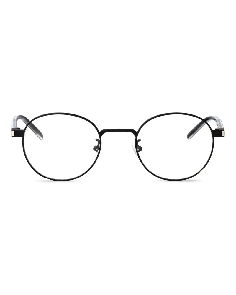 Saint Laurent Brille mit rundem Gestell - Schwarz Schwarz