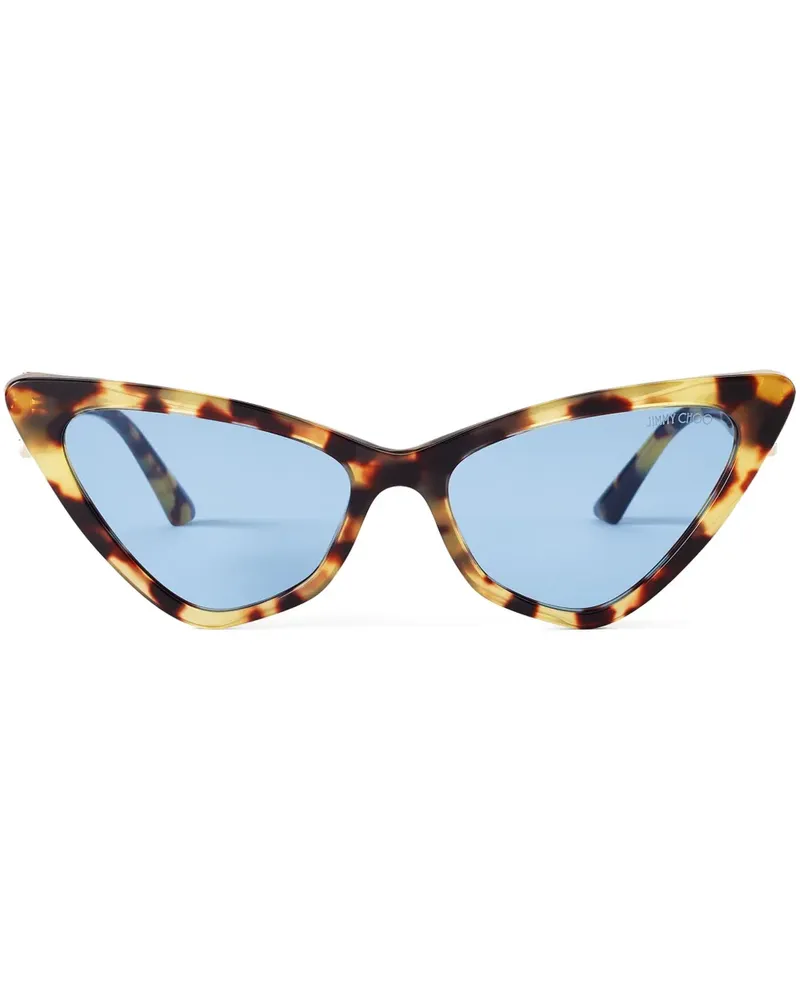 Jimmy Choo Sol Cat-Eye-Sonnenbrille - Braun Braun
