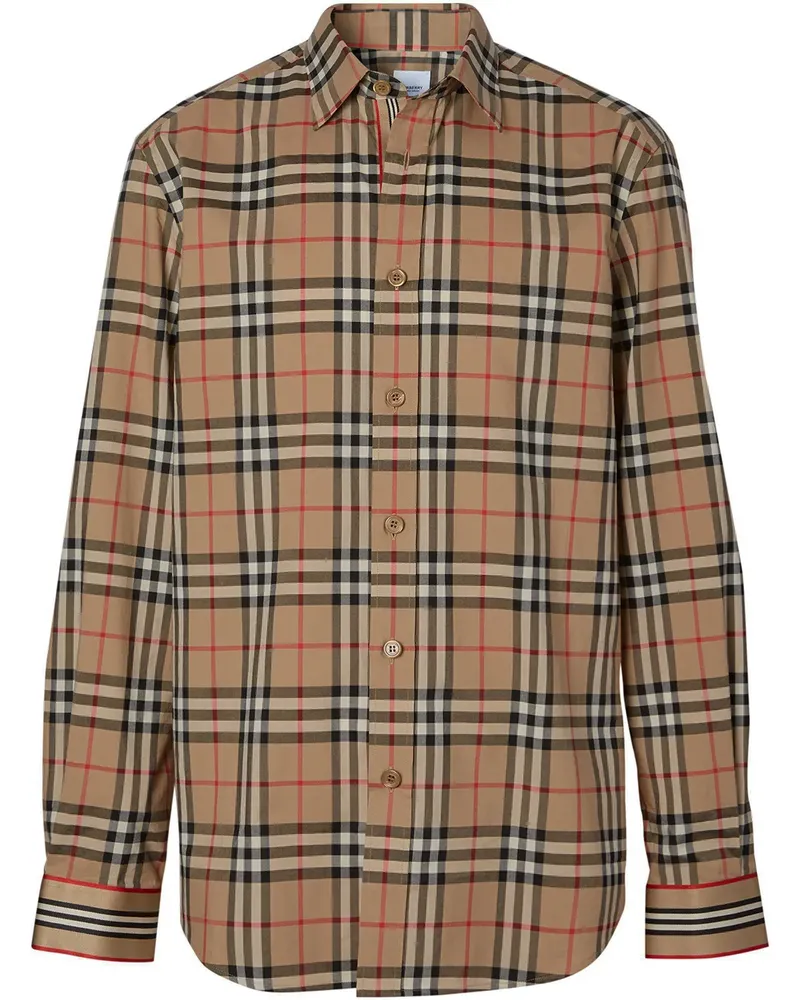 Burberry Hemd mit Vintage-Check - Nude Nude