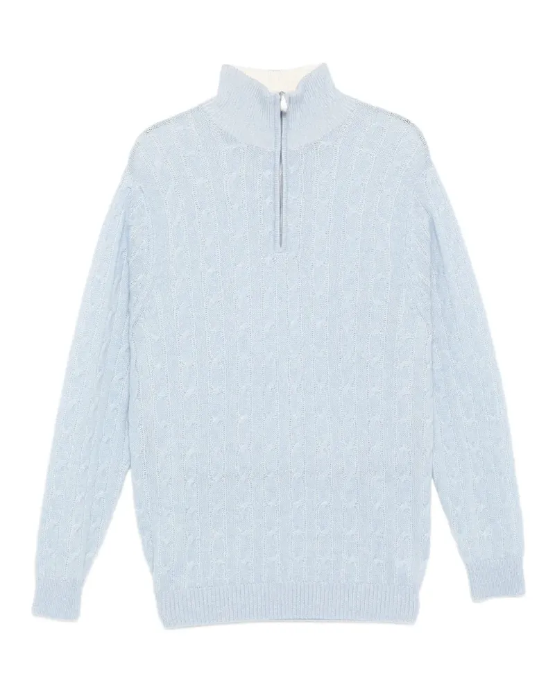 N.Peal Albemarle Pullover - Blau Blau