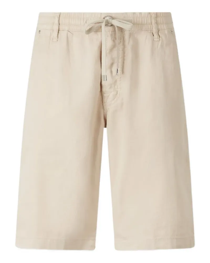 Jacob Cohën Shorts mit Logo-Patch - Nude Nude