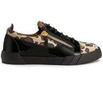 Frankie Sneakers mit Leoparden-Print