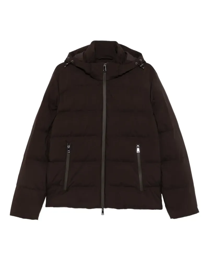 Paul & Shark quilted hooded jacket - Braun Braun