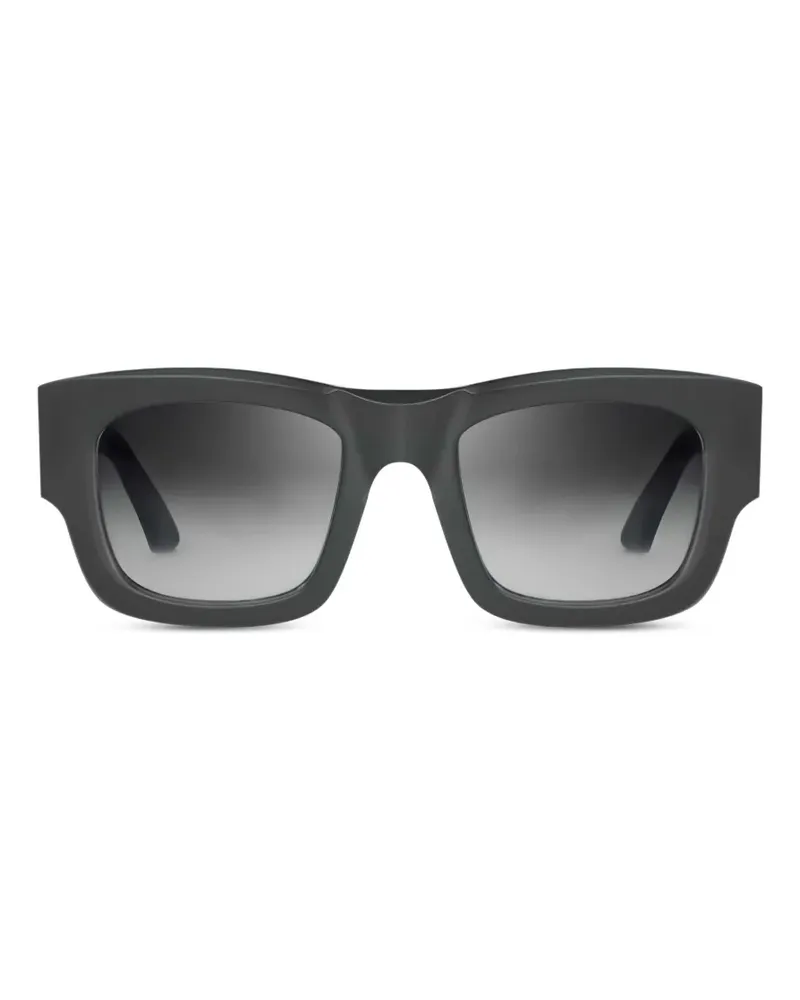 Bugatti 48M Sonnenbrille mit eckigem Gestell - Schwarz Schwarz