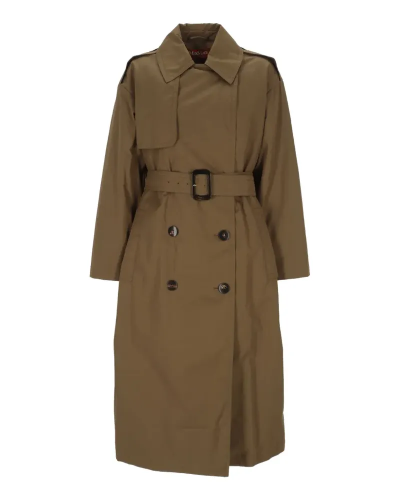 Max Mara double-breasted belted coat - Braun Braun