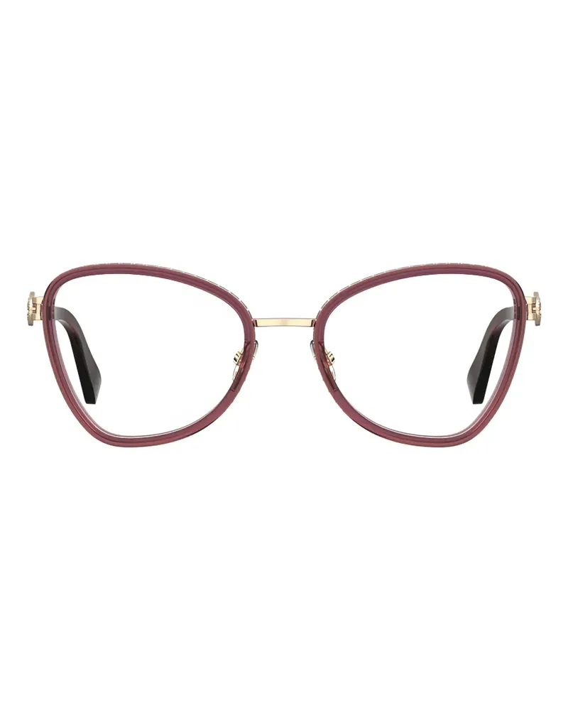 Moschino full-rim cat-eye glasses - Rot Rot