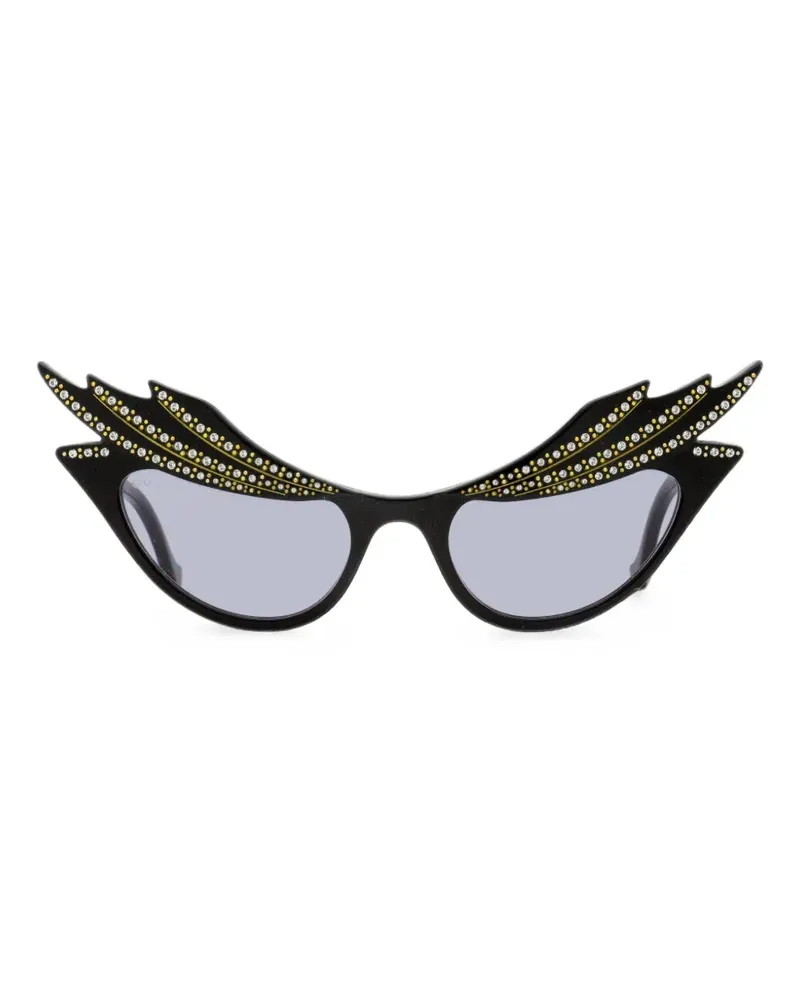 Gucci crystal-embellished cat-eye sunglasses - Schwarz Schwarz