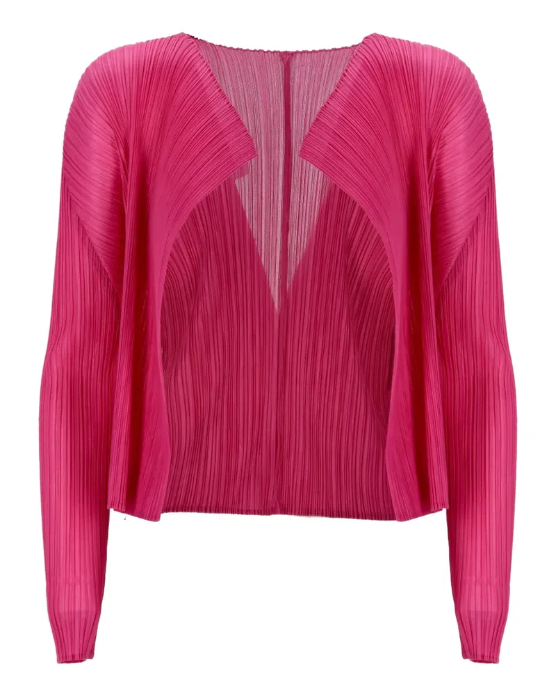 Issey Miyake Top mit Falten - Rosa Rosa