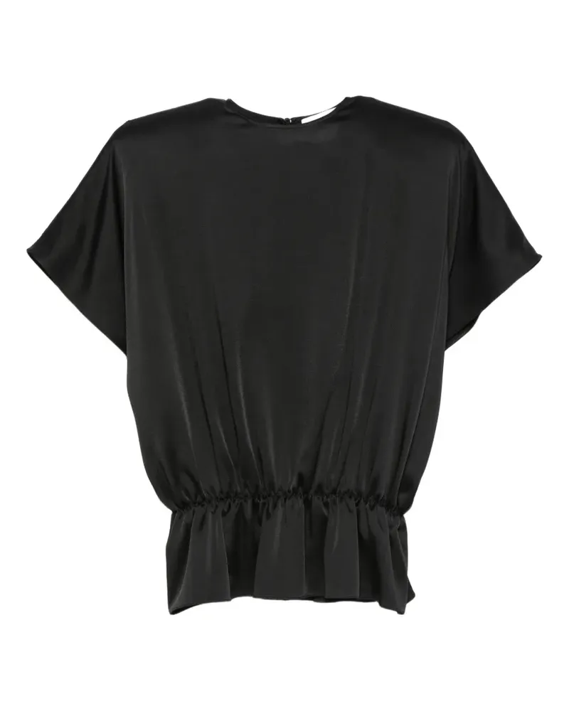 Stella McCartney Bluse mit Schulterpolstern - Schwarz Schwarz