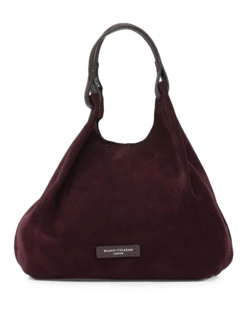 Gianni Chiarini Dua Tote Bag aus Wildleder - Rot Rot