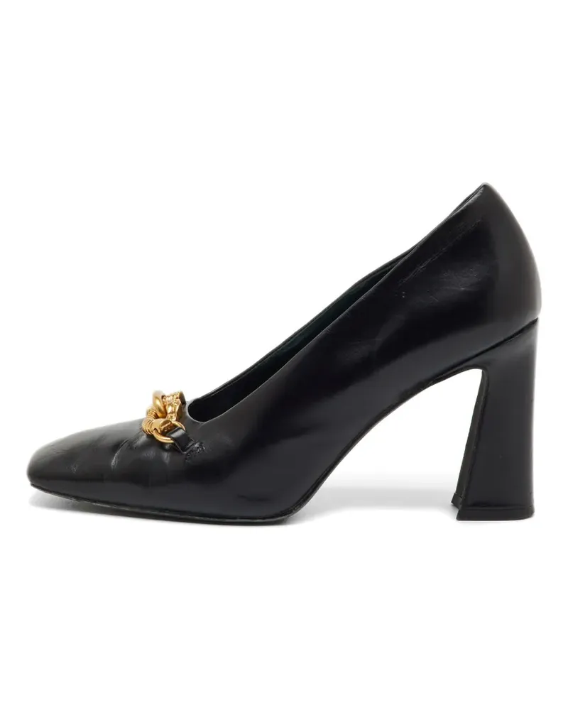 Tory Burch Jessa Pumps mit Blockabsatz - Schwarz Schwarz