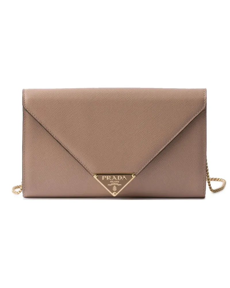 Prada Mini-Tasche aus Saffiano-Leder - Rosa Rosa