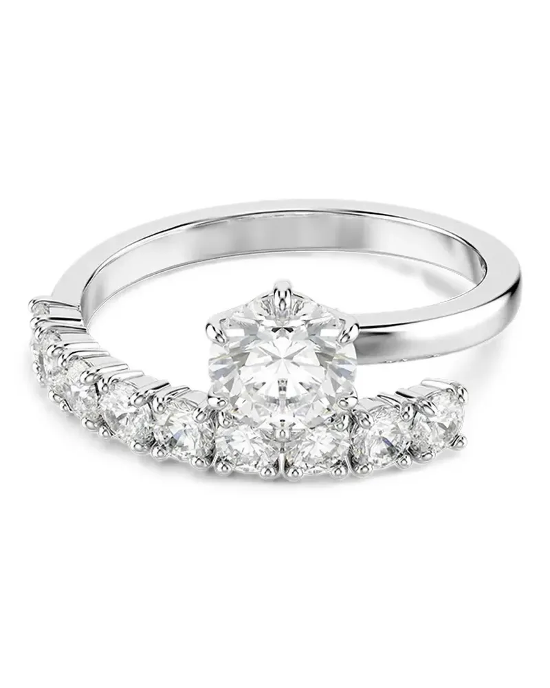 Swarovski Matrix Wickelring mit Zirkonia - Silber Silber