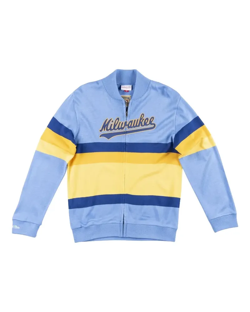 Mitchell & Ness x MLB Milwaukee Brewer Sweatshirt - Blau Blau