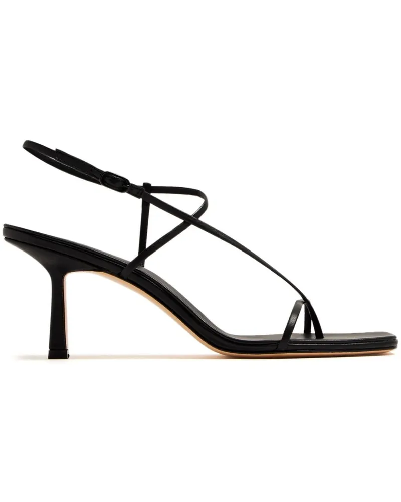 Studio Amelia Cross Front Sandalen 70mm - Schwarz Schwarz