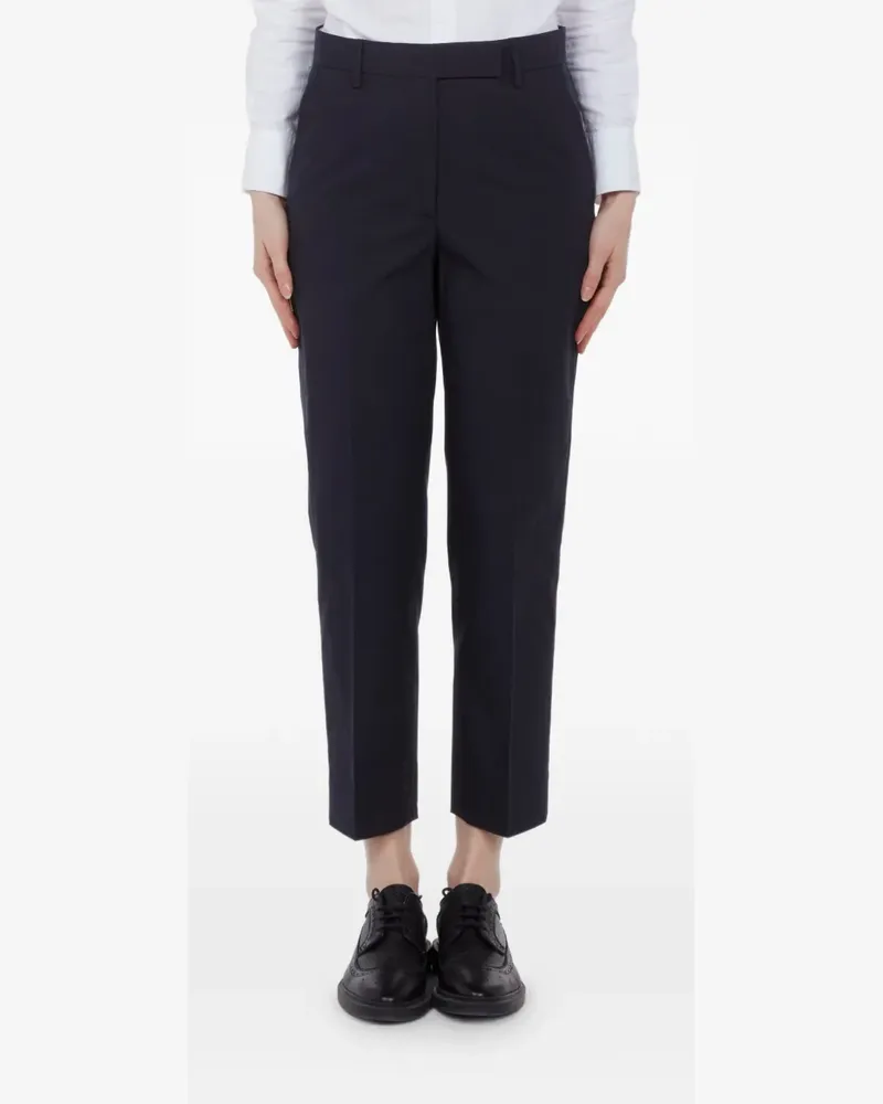 Thom Browne pressed-crease trousers - Blau Blau