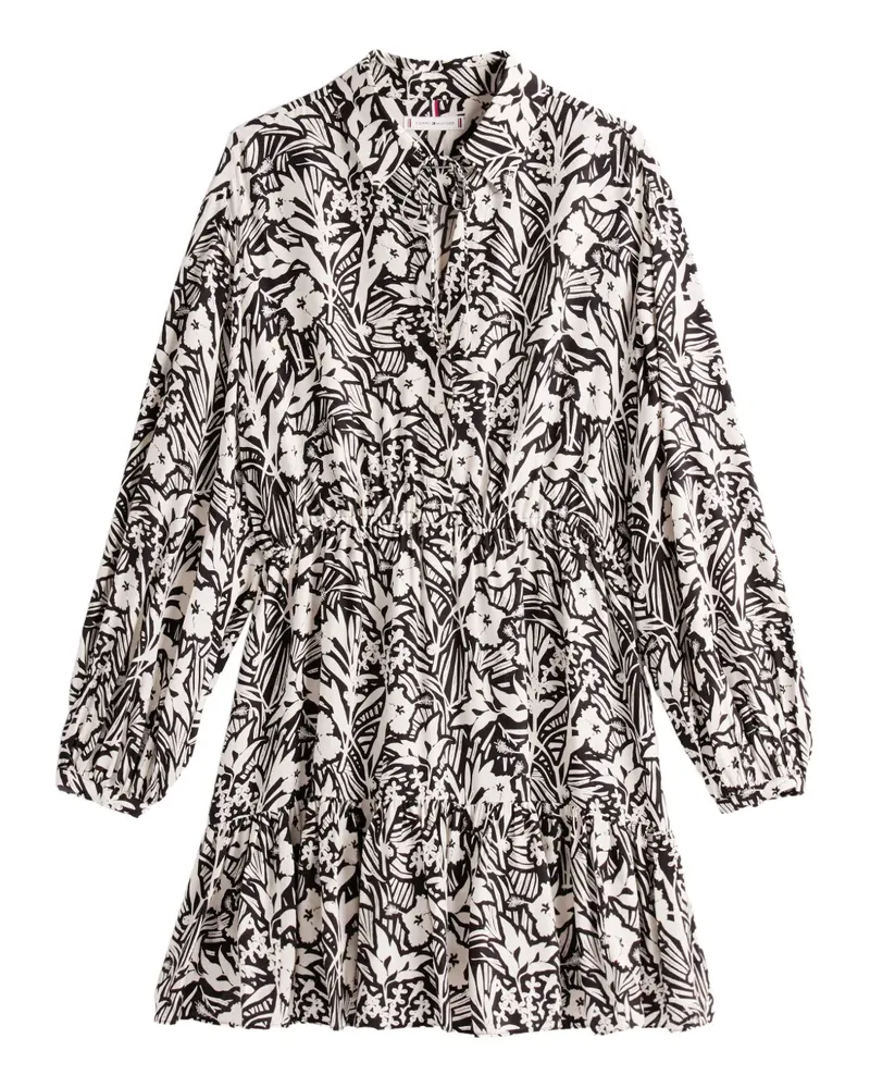 Tommy Hilfiger floral print mini dress - Weiß Weiß