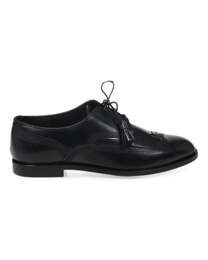 Ferragamo Derby-Schuhe mit Quasten - Schwarz Schwarz