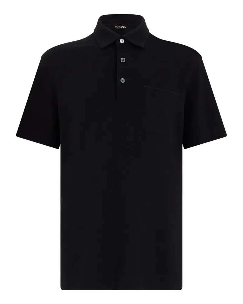 Ermenegildo Zegna pocket polo shirt - Schwarz Schwarz