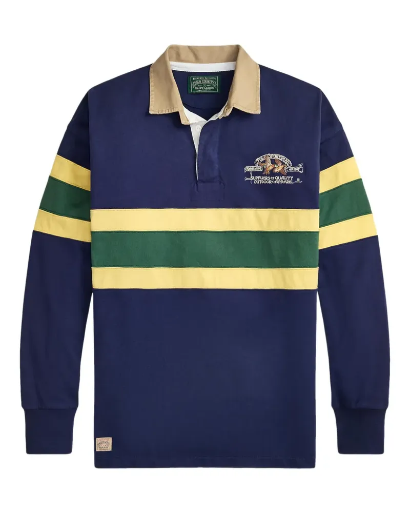 Ralph Lauren Poloshirt mit Streifendetail - Blau Blau