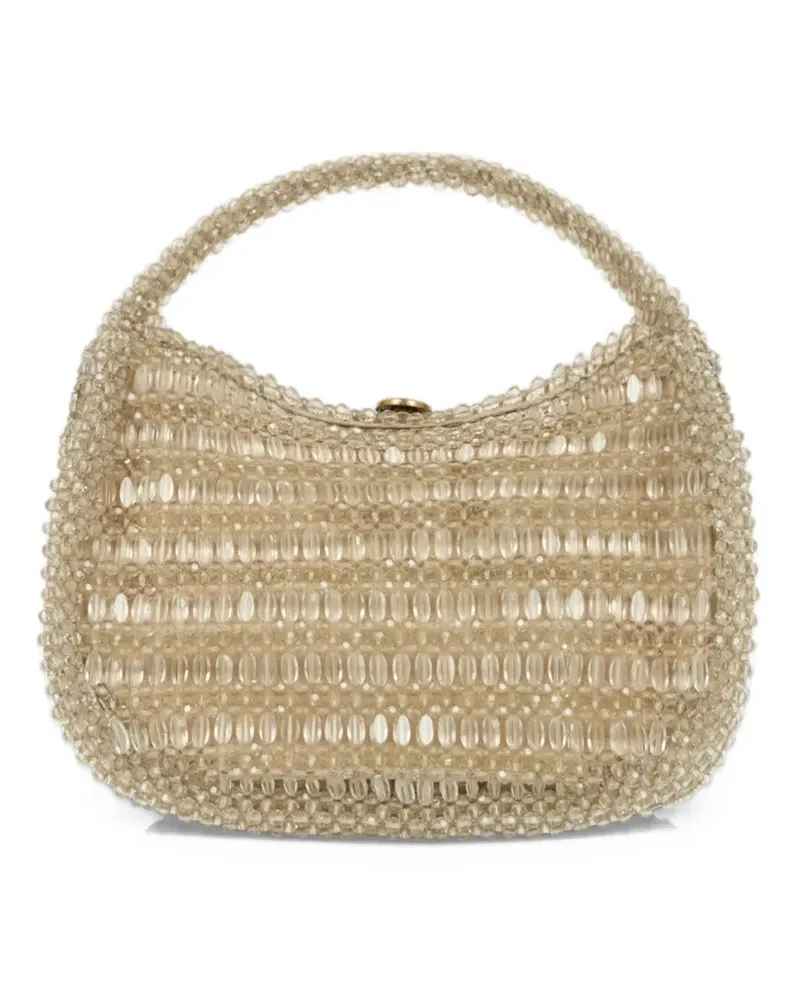 Etro Kleine Pony Tasche mit Perlenstickerei - Nude Nude