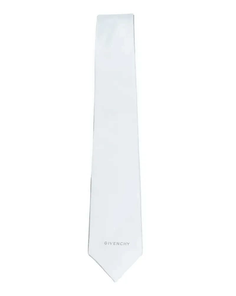 Givenchy logo-detail tie - Blau Blau