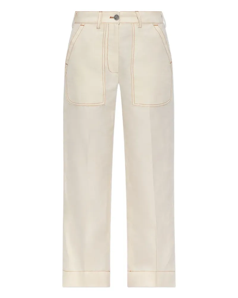 Etro Hose mit Taschendetail - Weiß Weiß