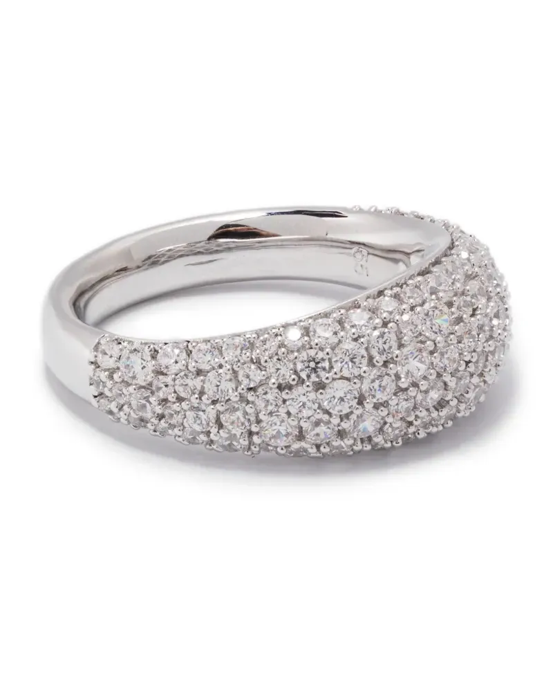 Swarovski Sublima Kuppelring in Pavé-Fassung - Silber Silber