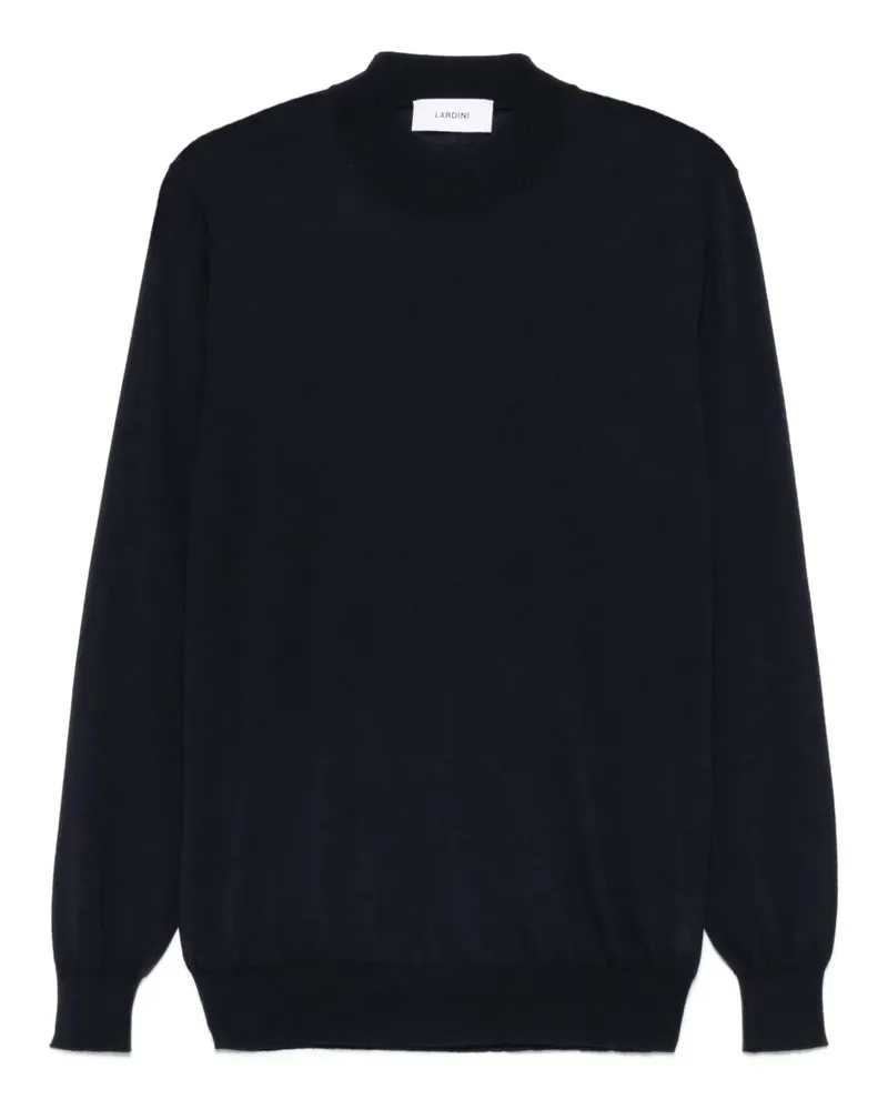 LARDINI Pullover mit Stehkragen - Blau Blau