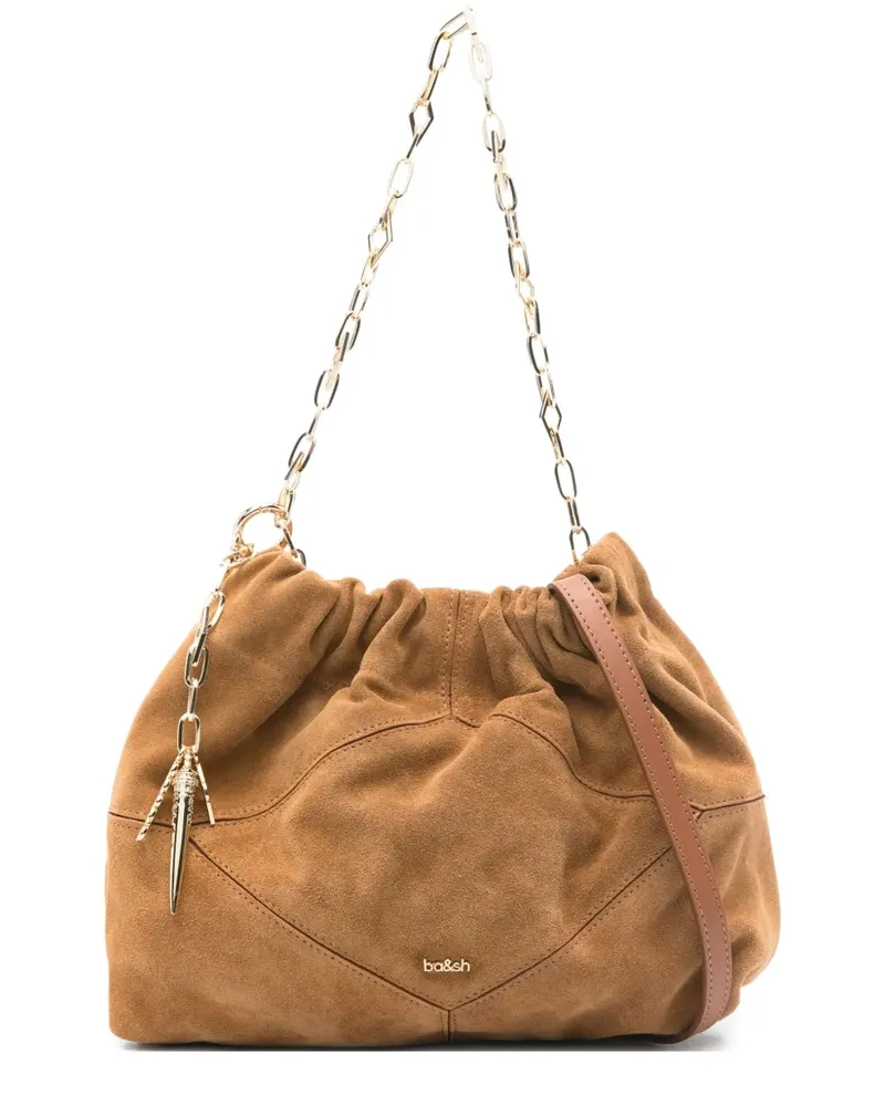 ba&sh Mini Shopper aus Wildleder - Braun Braun