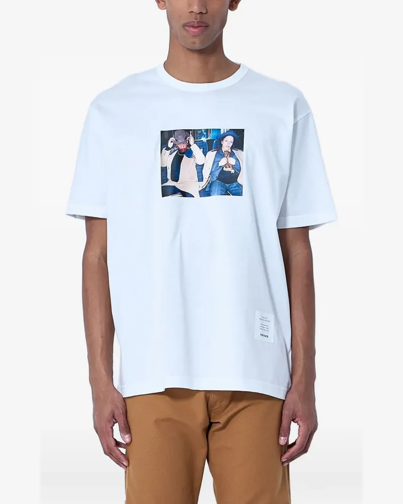 Junya Watanabe graphic-print T-shirt - Weiß Weiß