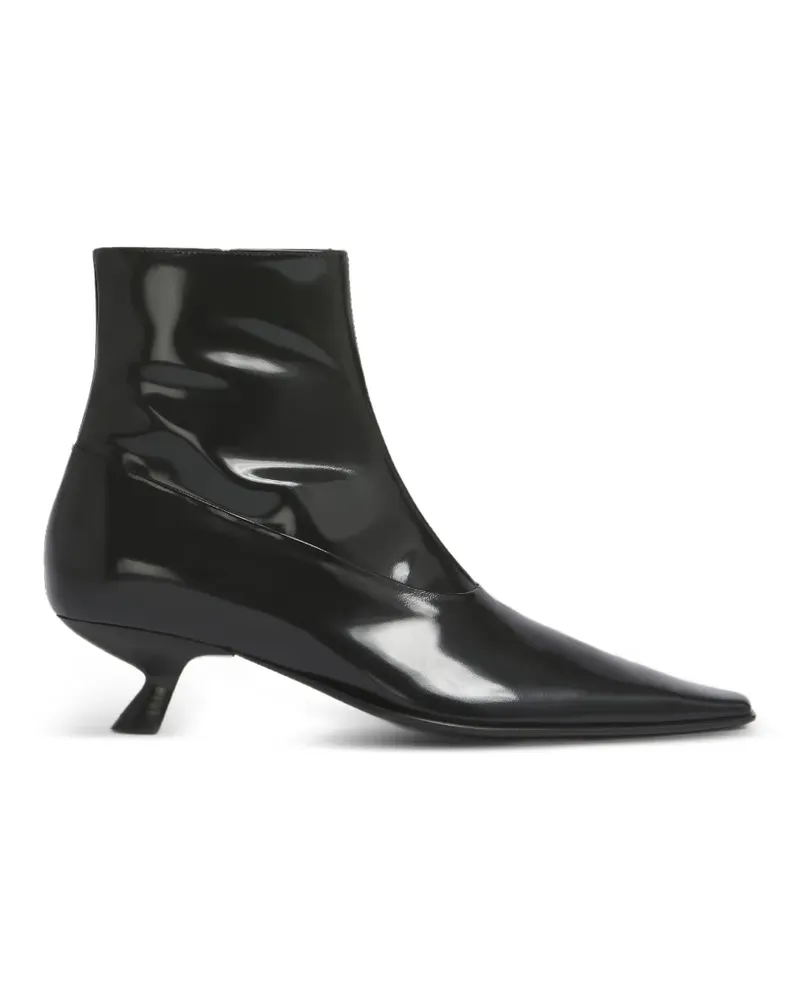 Marni black leather Cindi boots - Schwarz Schwarz