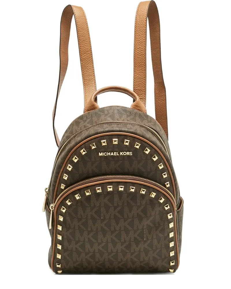 Michael Kors Abbey studded backpack - Braun Braun